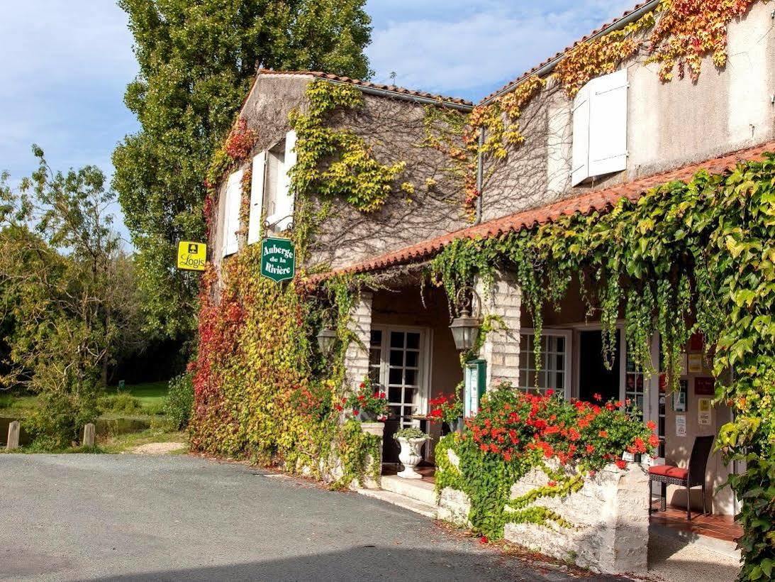 Logis Auberge De La Riviere Les Velluire-sur-Vendee Eksteriør billede